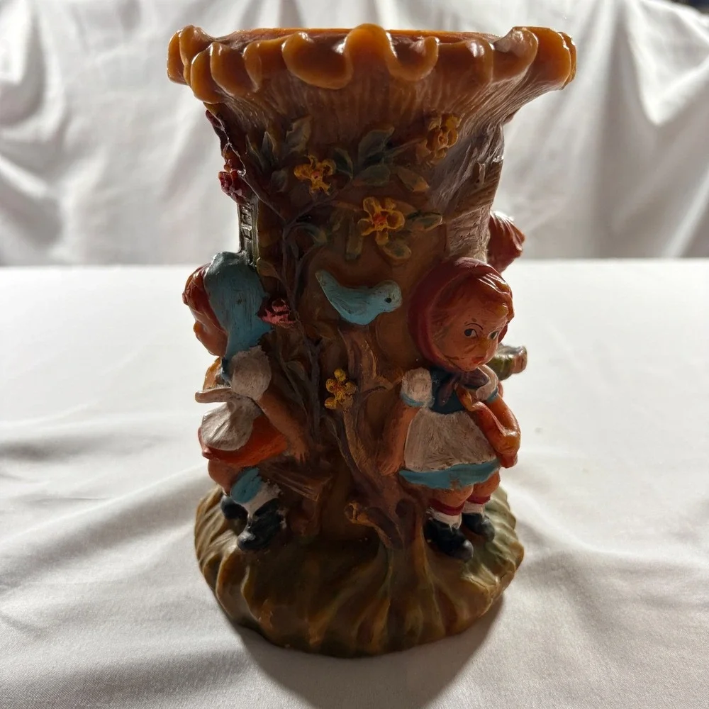 G\u00fcnter Kerzen Beeswax Candle Holder West Germany 8